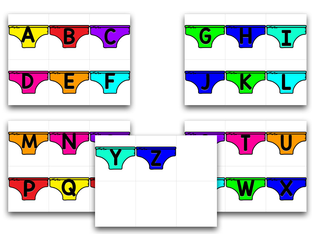 Foldin' Laundry! Letters and Beginning Sounds