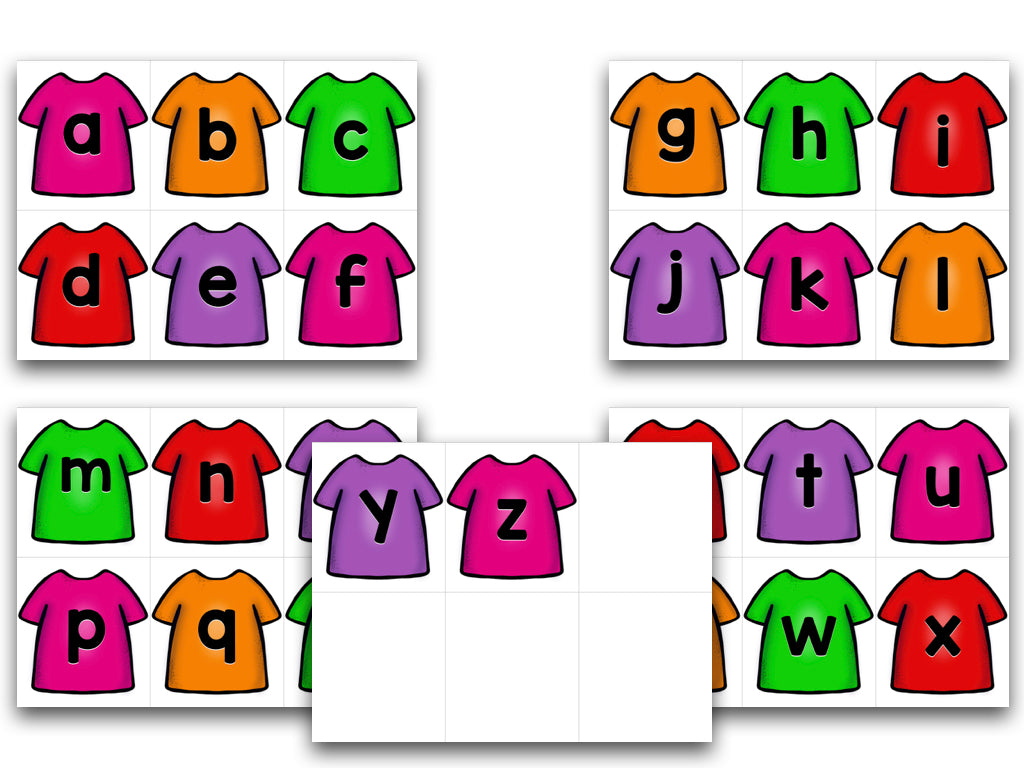 Foldin' Laundry! Letters and Beginning Sounds