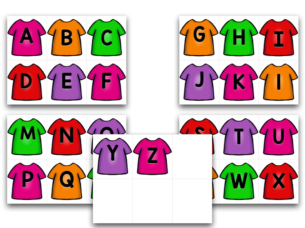 Foldin' Laundry! Letters and Beginning Sounds