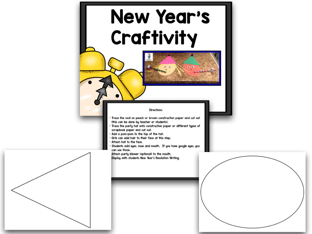 New Year 2025: A Blackline Math, Literacy, and Writing Creation!