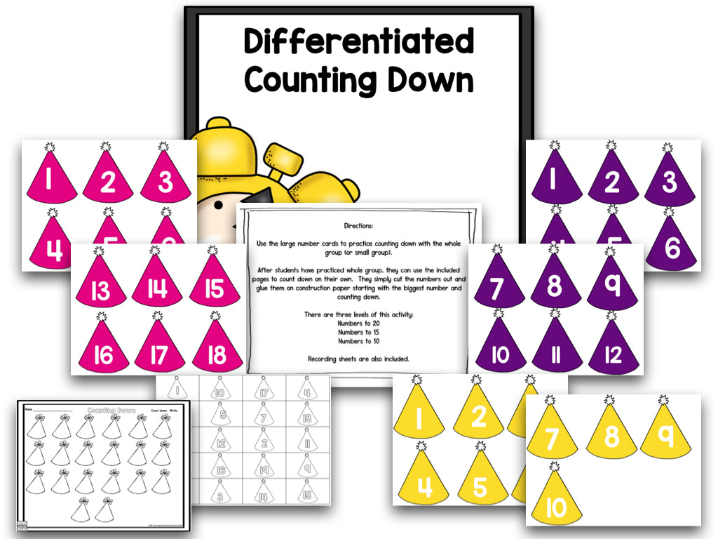 New Year 2025: A Blackline Math, Literacy, and Writing Creation!