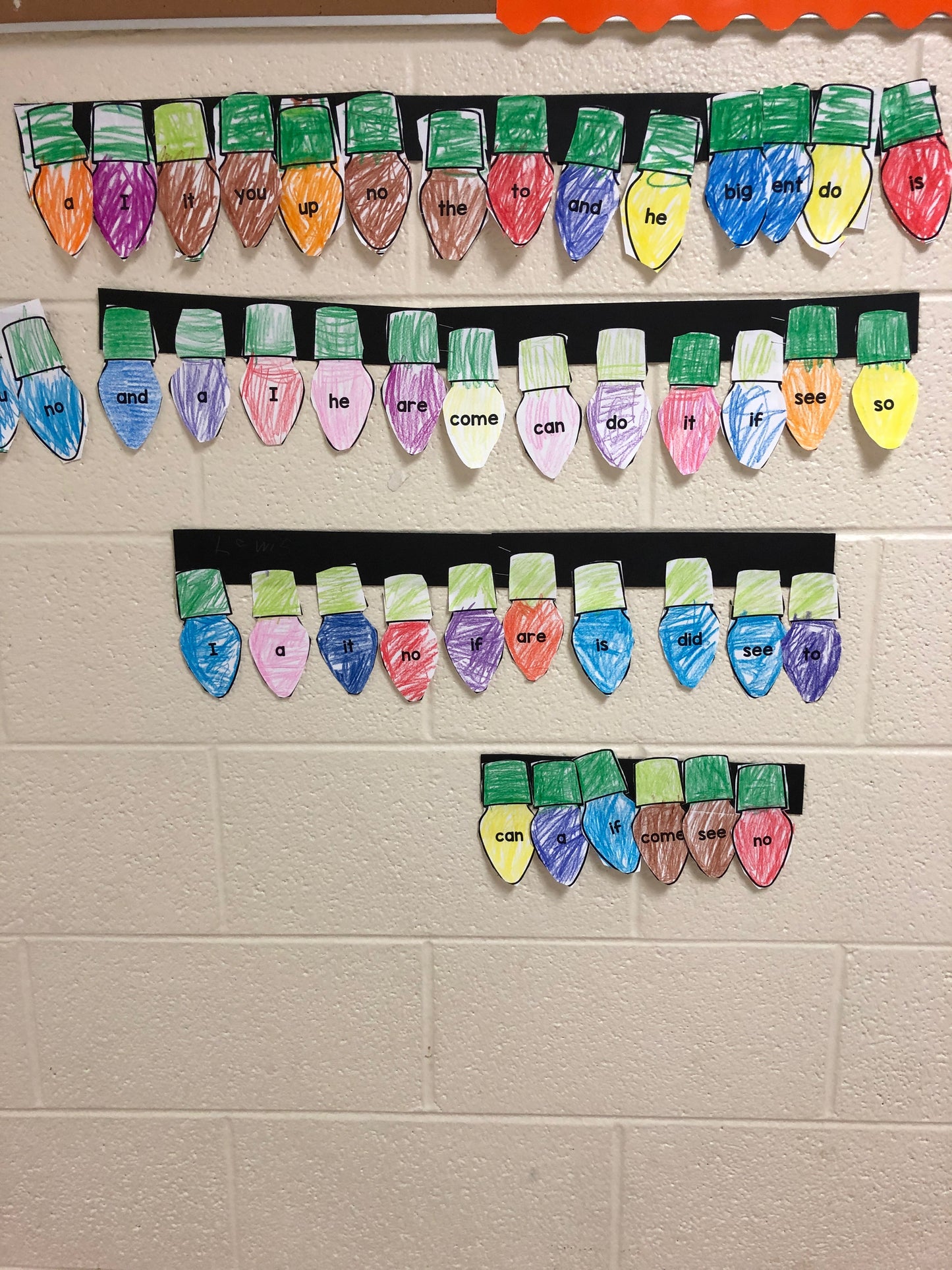 Lighting Up Christmas- Editable Phonics & Sight Word Project for Kindergarten