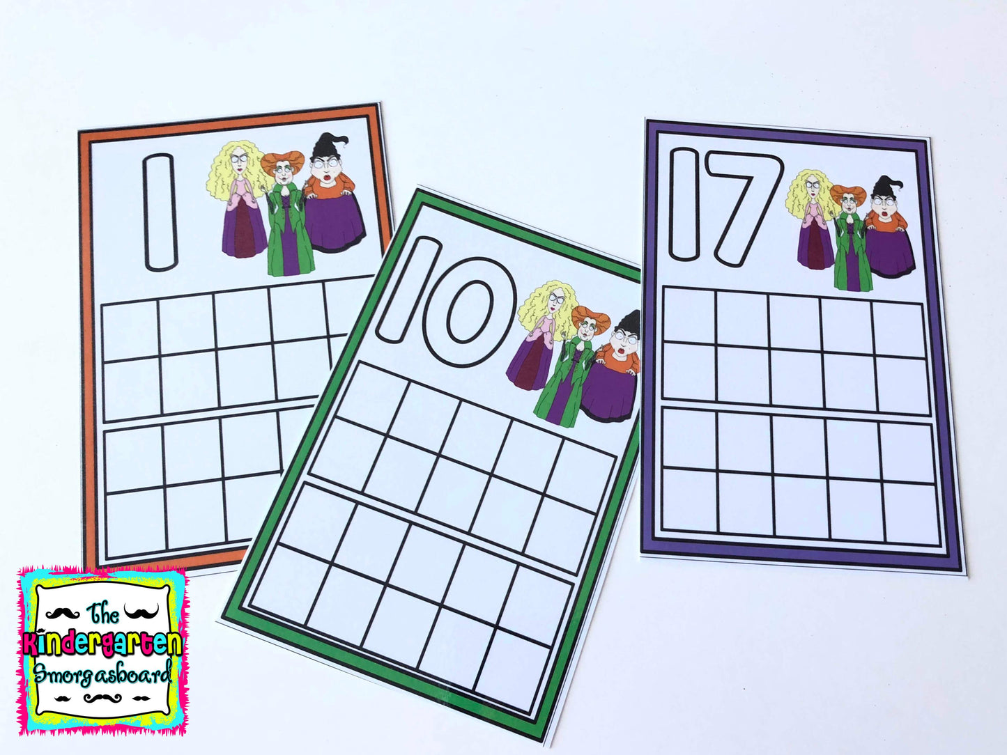 Hocus Pocus Ten Frame Cards