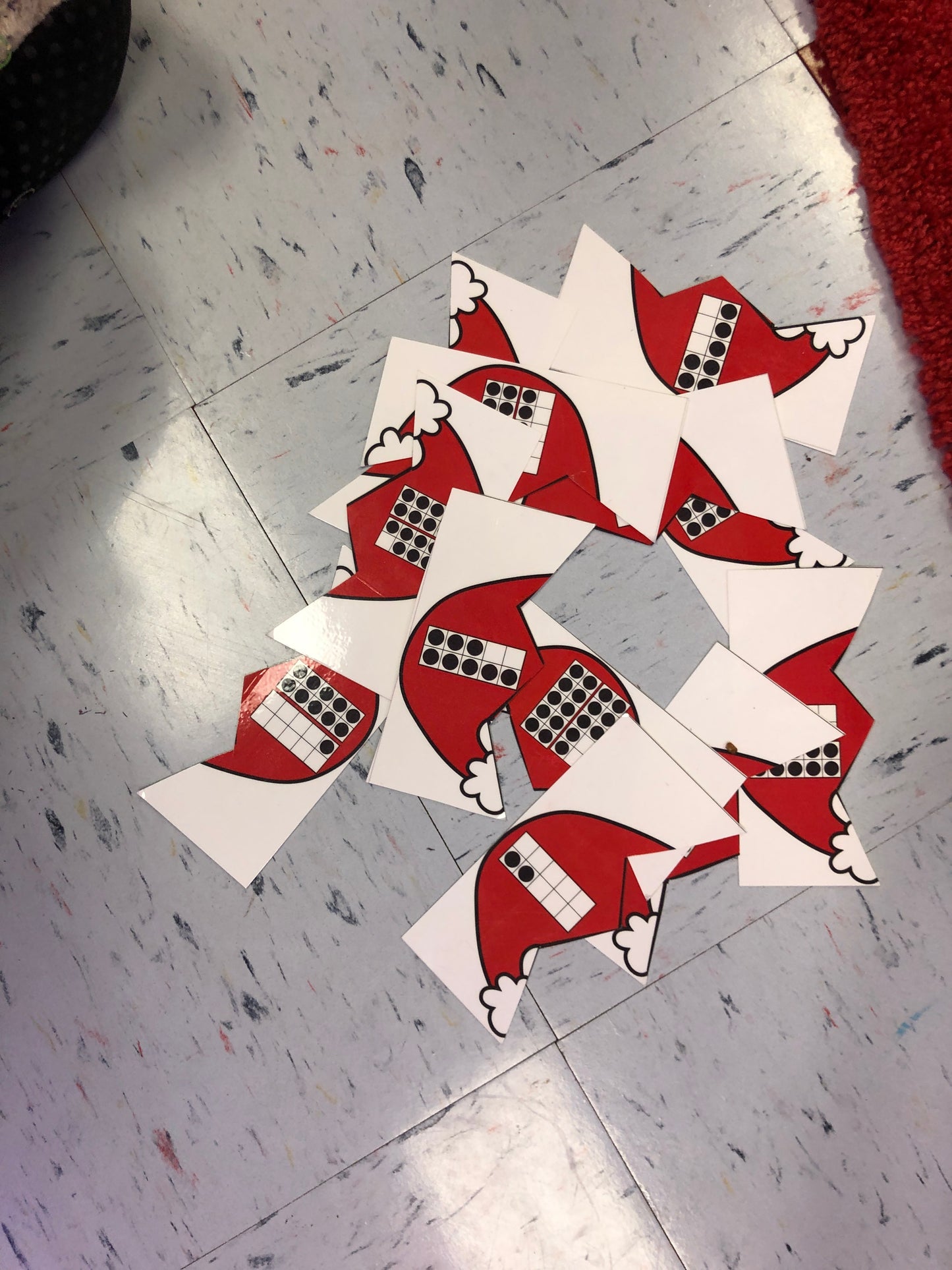 Santa Puzzles: Letters, Sounds, Numbers, and Counting