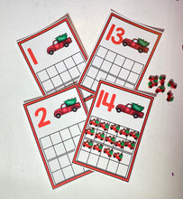 Christmas Ten Frame Cards Freebie