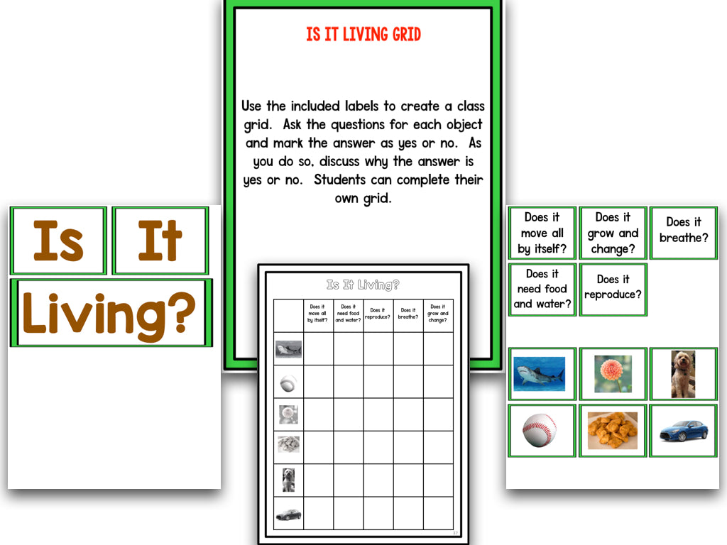 Living and Nonliving: A Research and Writing Project