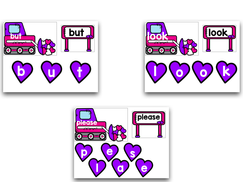 Lovin' and Buildin' Editable Sight Words