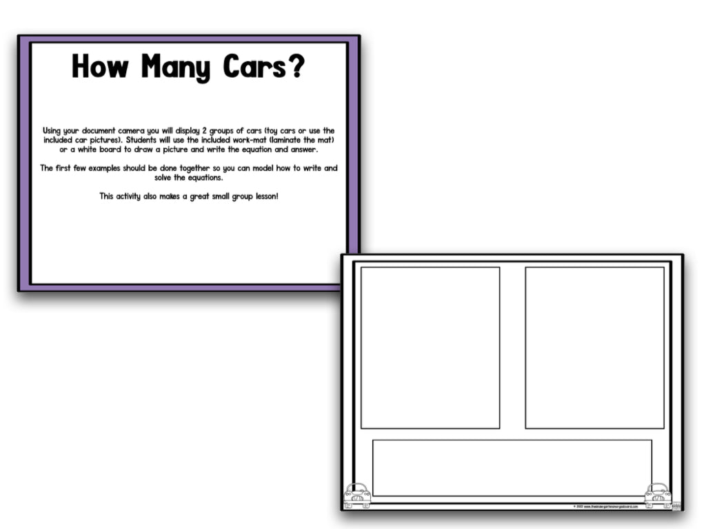 Math It Up! Adding Cars