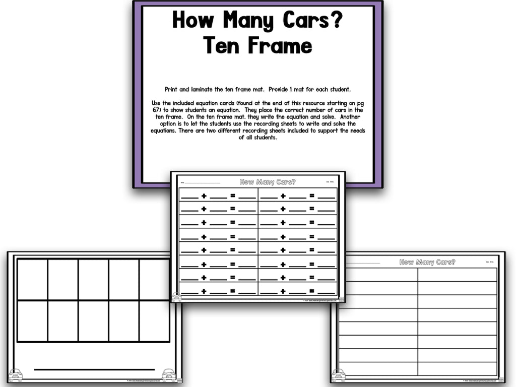 Math It Up! Adding Cars