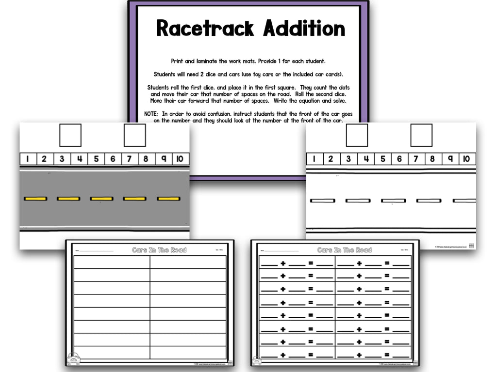 Math It Up! Adding Cars
