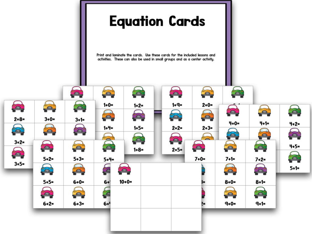 Math It Up! Adding Cars