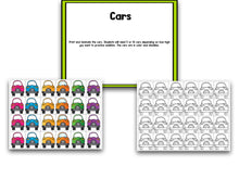 Math It Up! Subtracting Cars