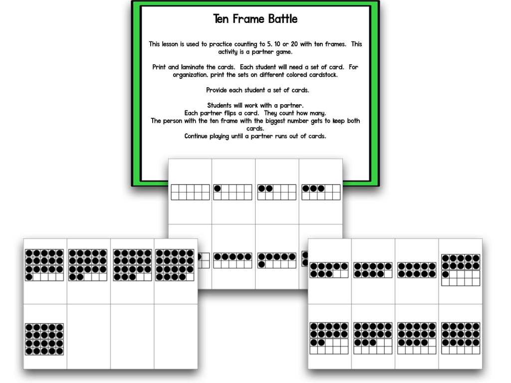 Math It Up! Ten Frames