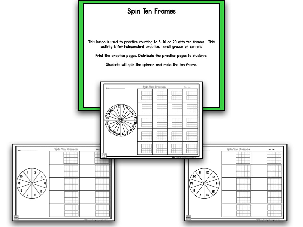 Math It Up! Ten Frames
