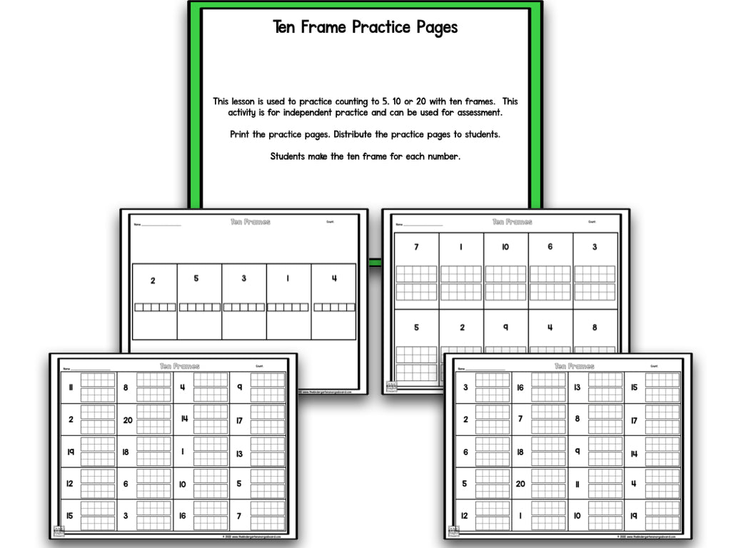 Math It Up! Ten Frames