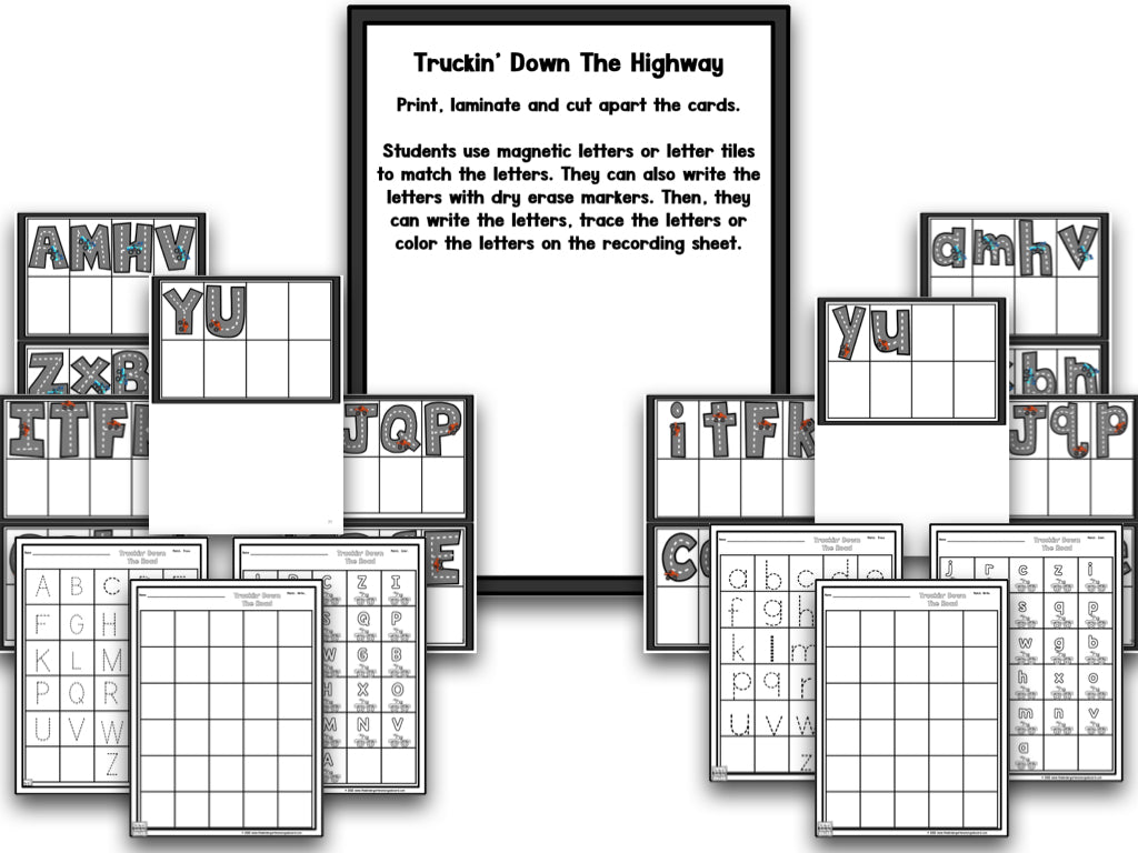 Monster Truck Letters & Sounds