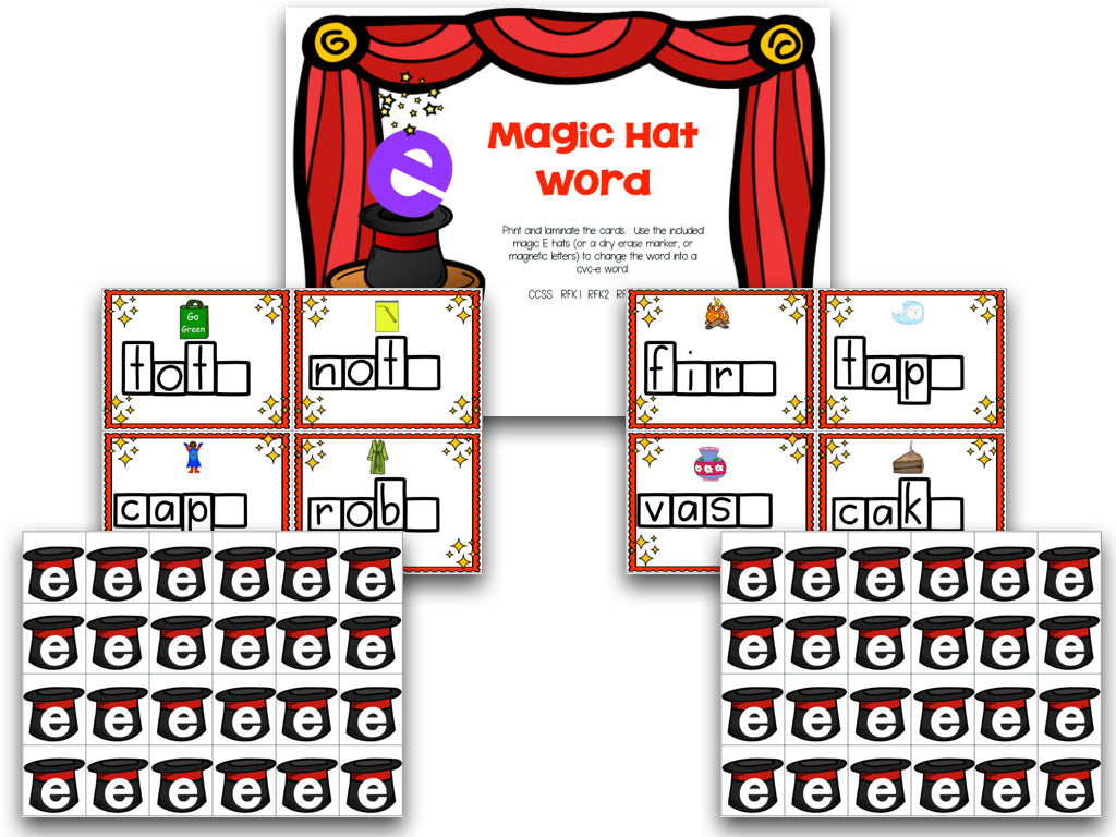 Mr. E the Magician! (Silent E and CVC-E)