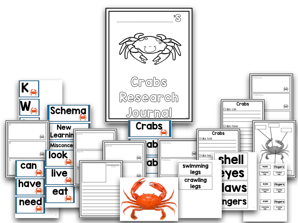 Ocean Animals: A Research and Writing Project PLUS Centers!