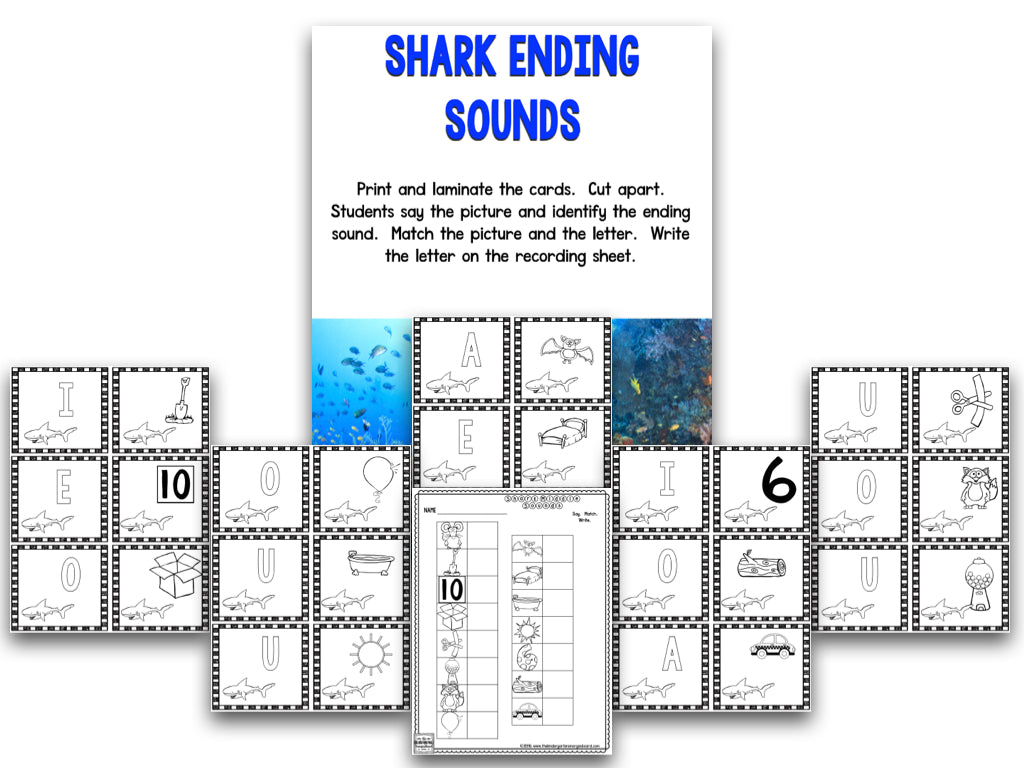 Ocean Animals: A Research and Writing Project PLUS Centers!