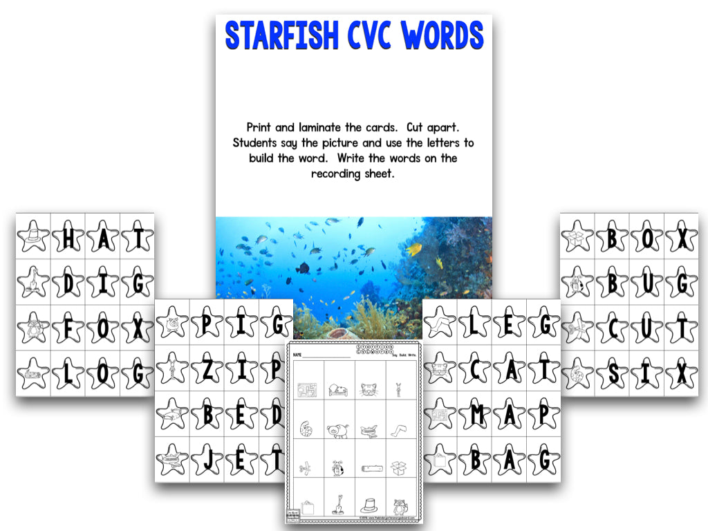 Ocean Animals: A Research and Writing Project PLUS Centers!