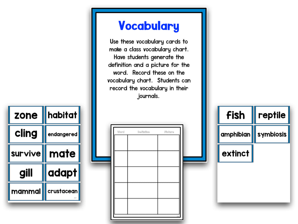 Ocean Animals: A Research and Writing Project PLUS Centers!