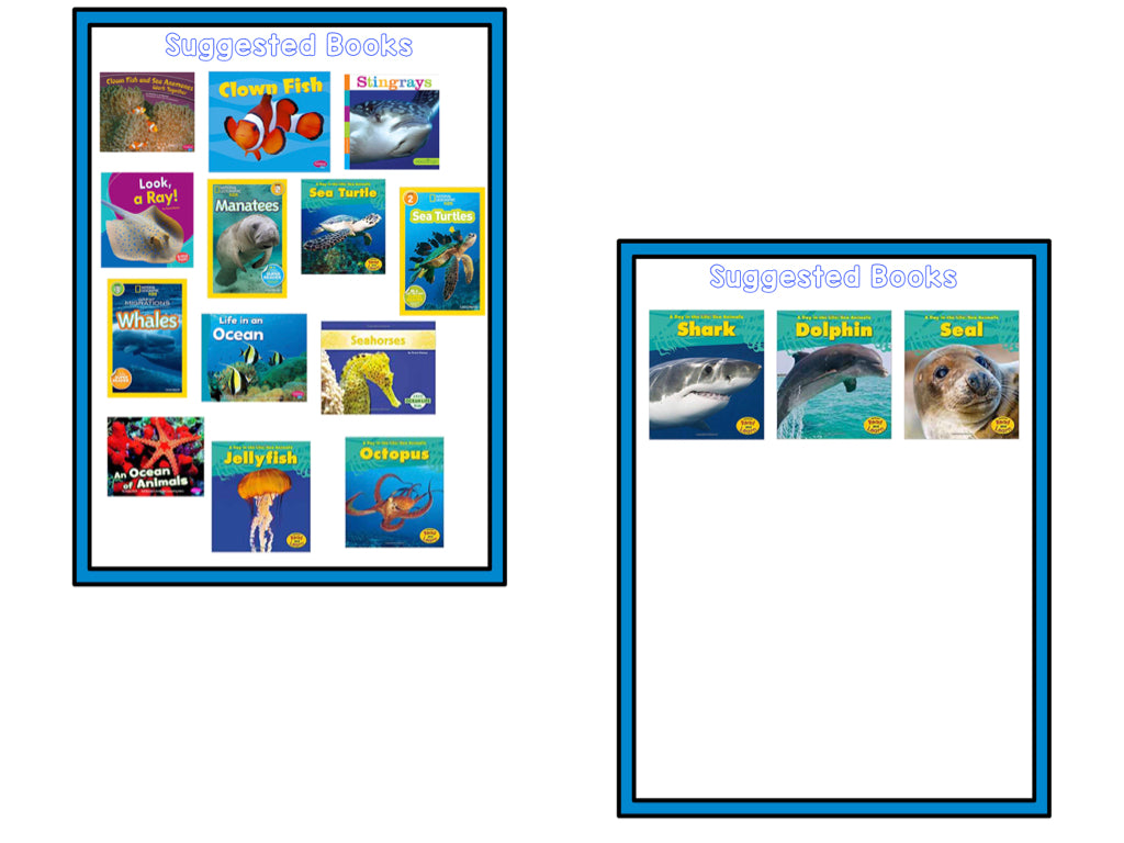 Ocean Animals: A Research and Writing Project PLUS Centers!