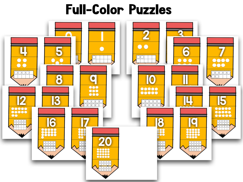 Pencil Numbers & Counting