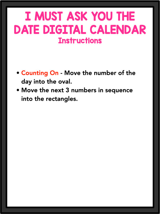 Digital Calendar! I Must Ask You The Date