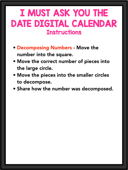 Digital Calendar! I Must Ask You The Date
