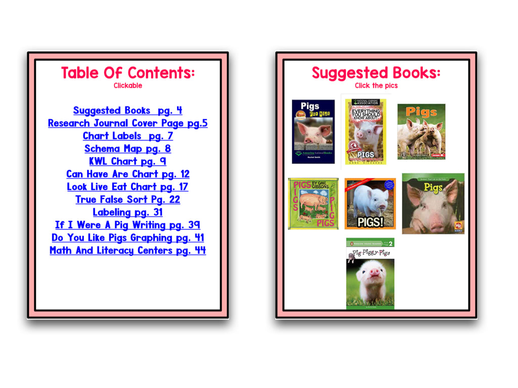 Pig Research and Writing Project