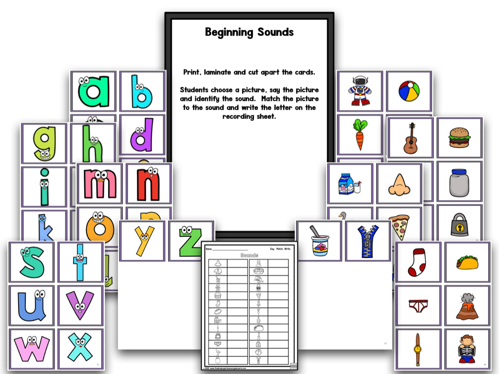 Pocket Chart Games: Set 1