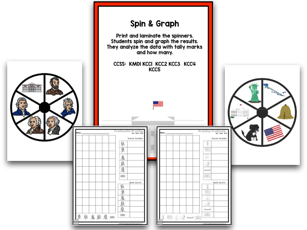 President's Day! A Presidents Research and Writing Project PLUS Centers!