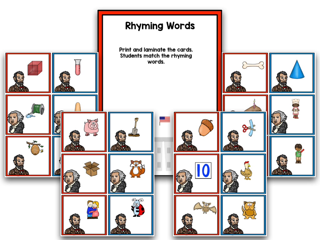 President's Day! A Presidents Research and Writing Project PLUS Centers!