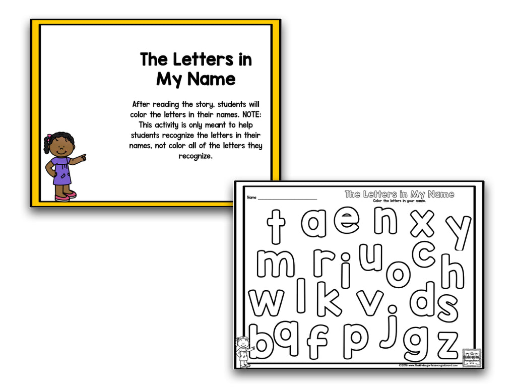 Your Name Is A Song Book Activities