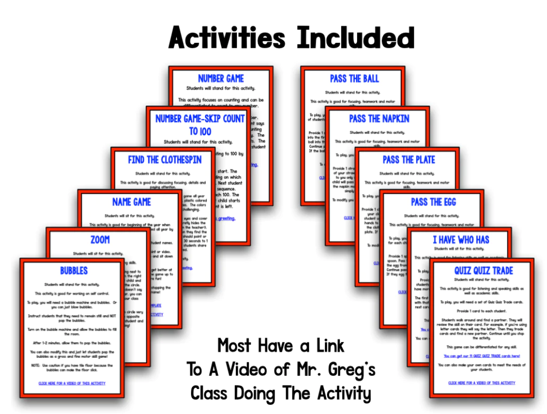 Morning Meeting Tools Bundle