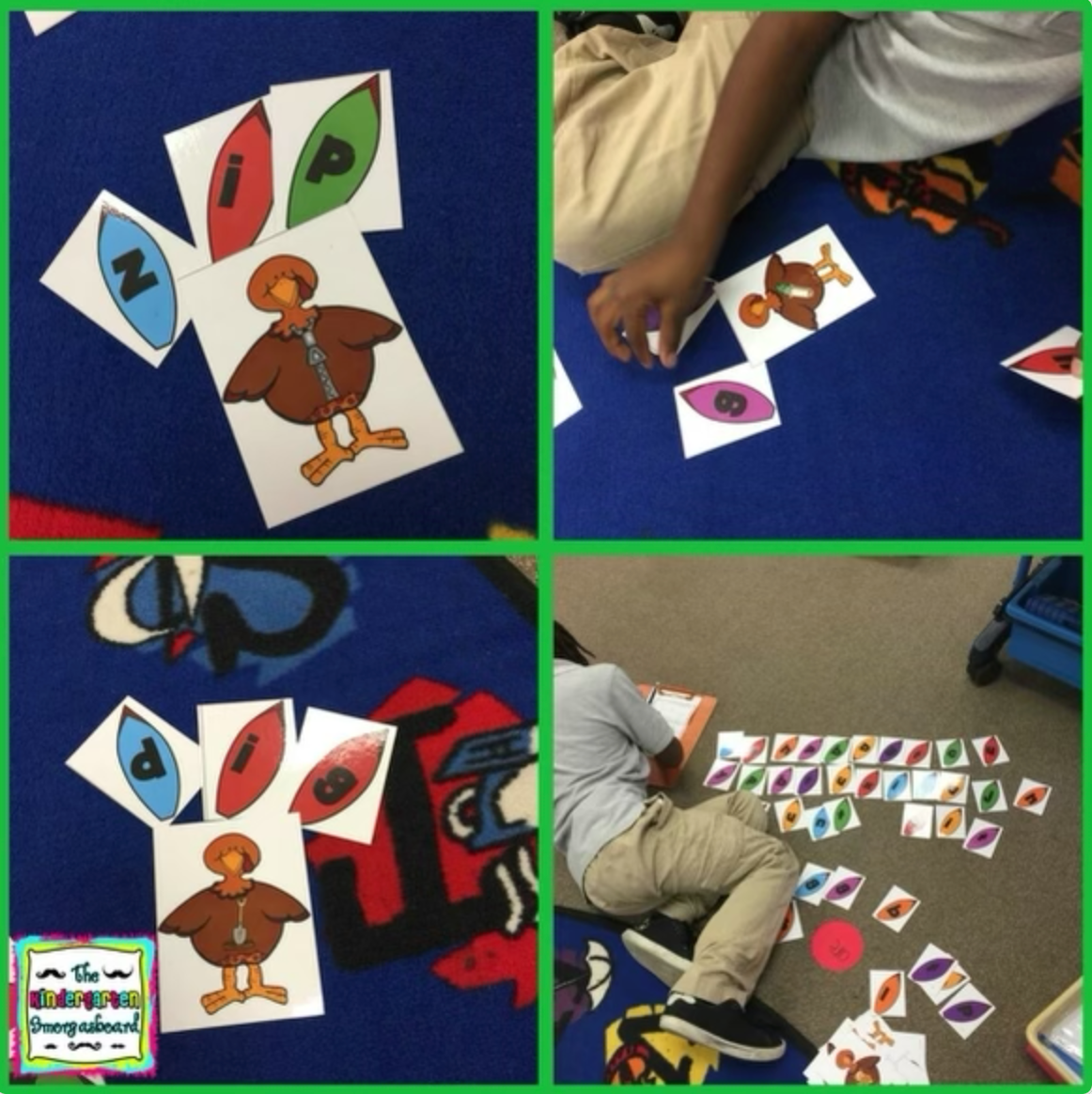 Trotting Turkeys Math and Literacy Centers