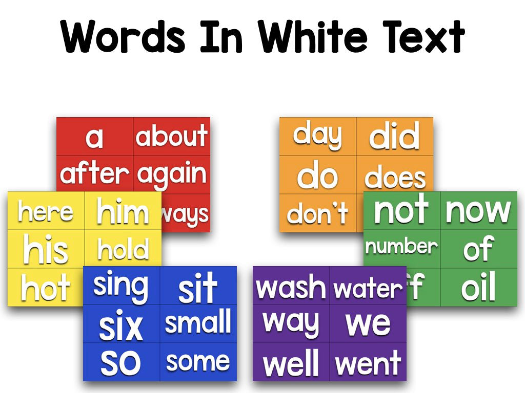 SIGHT WORDS AND HIGH FREQUENCY WORDS: ACTIVITIES, WORKSHEETS, GAMES