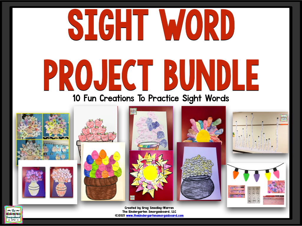 Sight Word Project Bundle