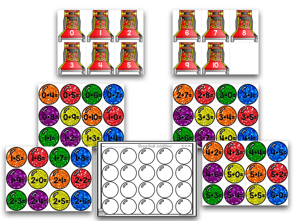 Skee-Ball Math: Addition and Subtraction to 20