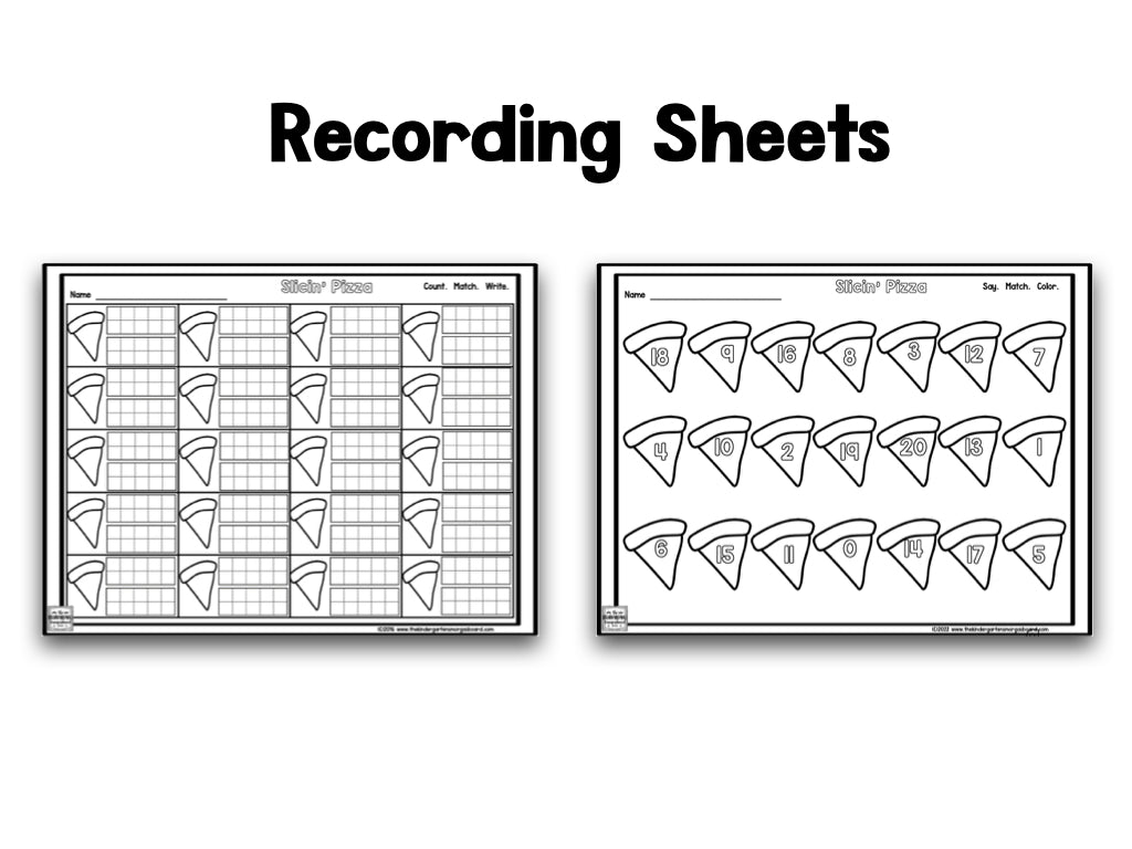 Slicinn' Pizza Numbers & Counting