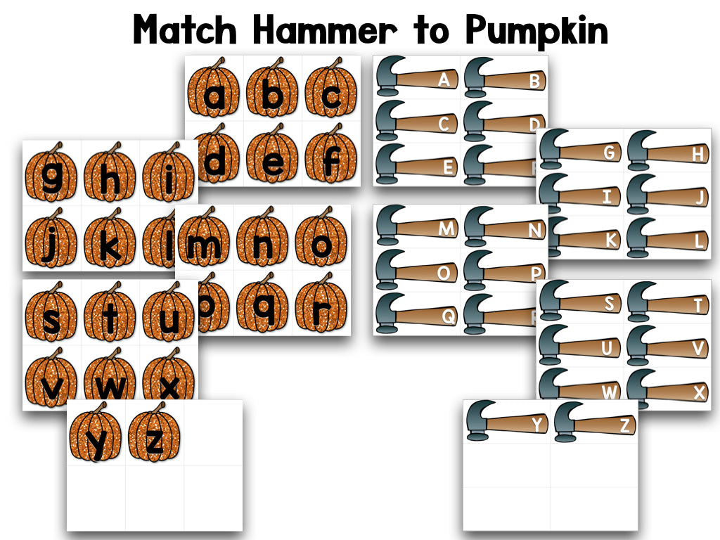 Pumpkin Activities: Letters And Sounds! Smashing Pumpkins!