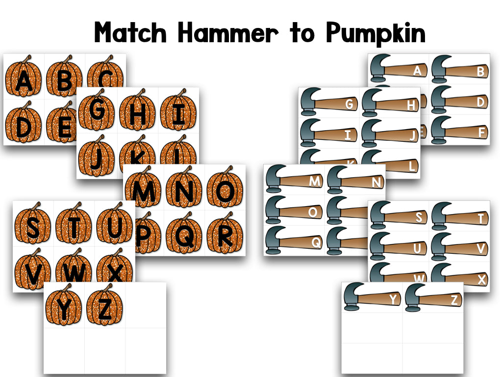 Pumpkin Activities: Letters And Sounds! Smashing Pumpkins!