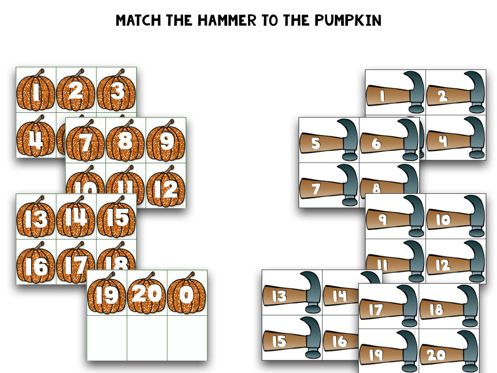Pumpkin Math Centers | Fall & Halloween Numbers, Counting, Ten Frames