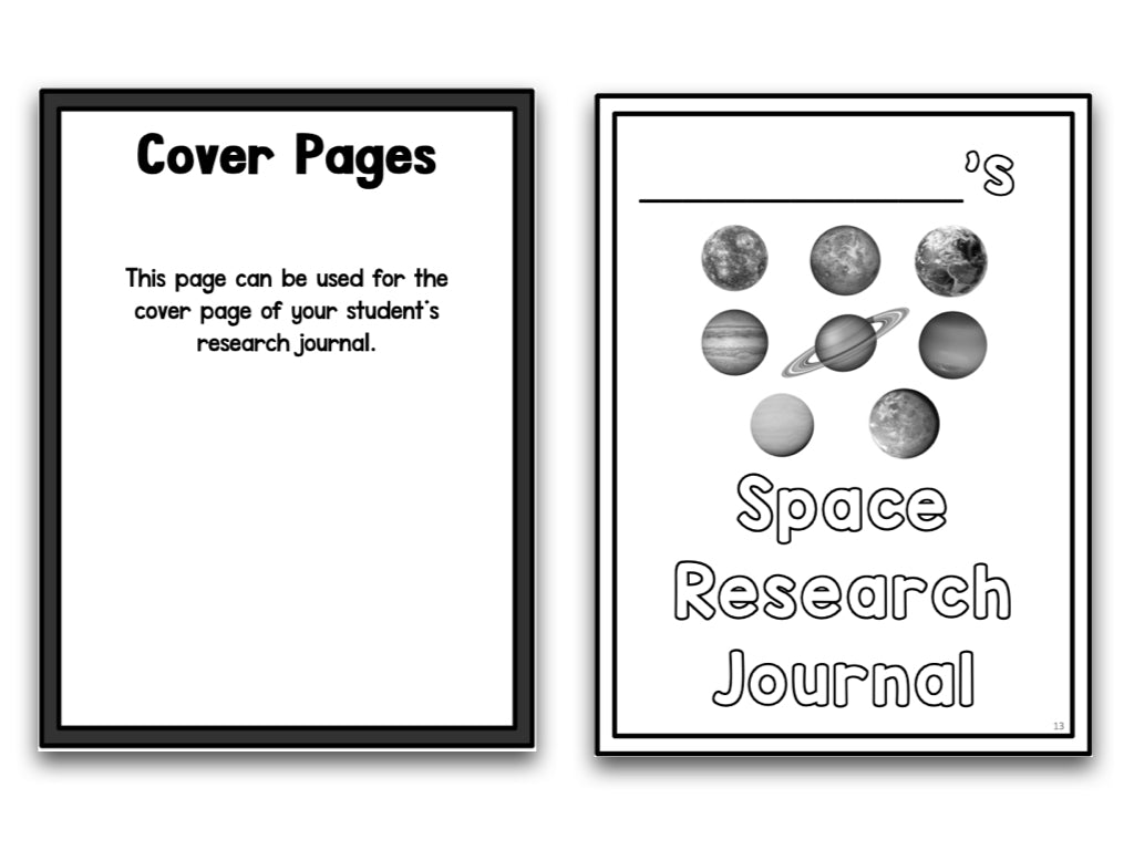 Space: A Research and Writing Project PLUS Centers!