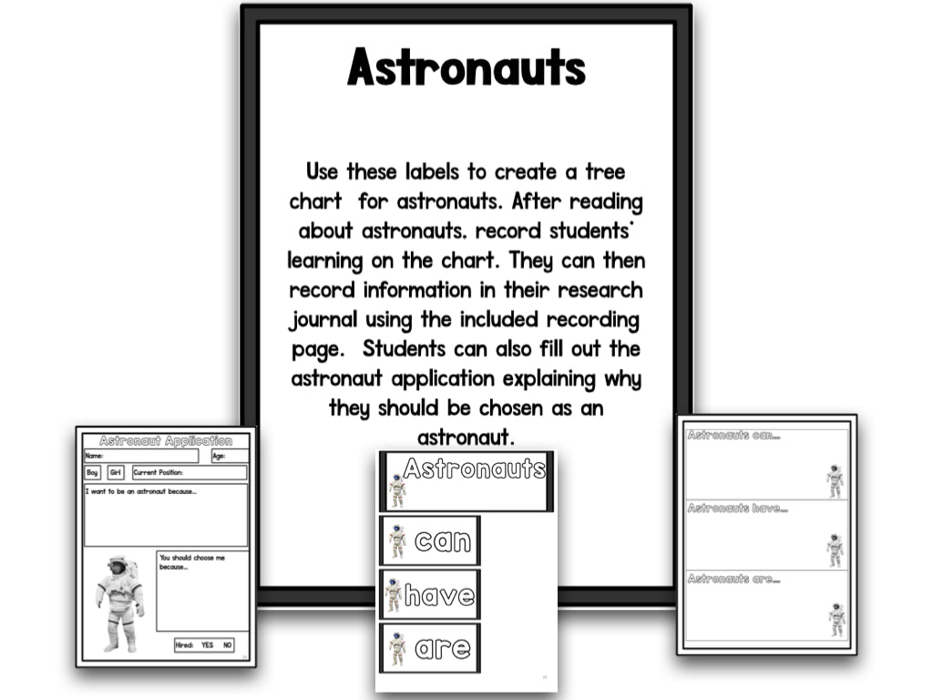Space: A Research and Writing Project PLUS Centers!