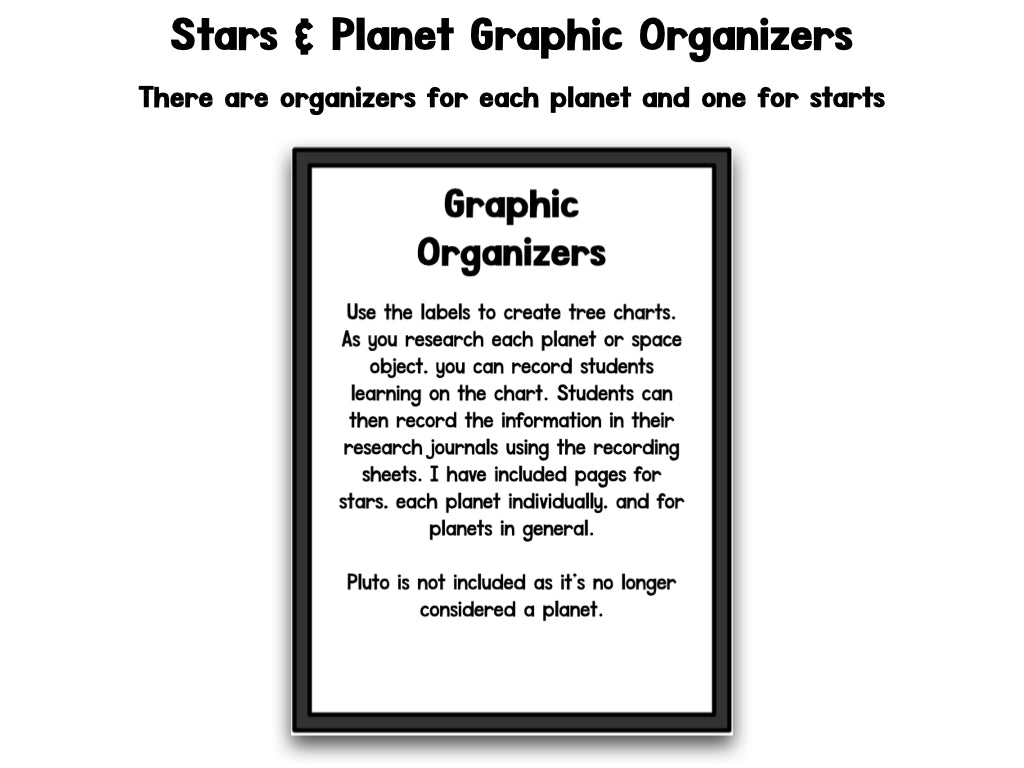 Space: A Research and Writing Project PLUS Centers!