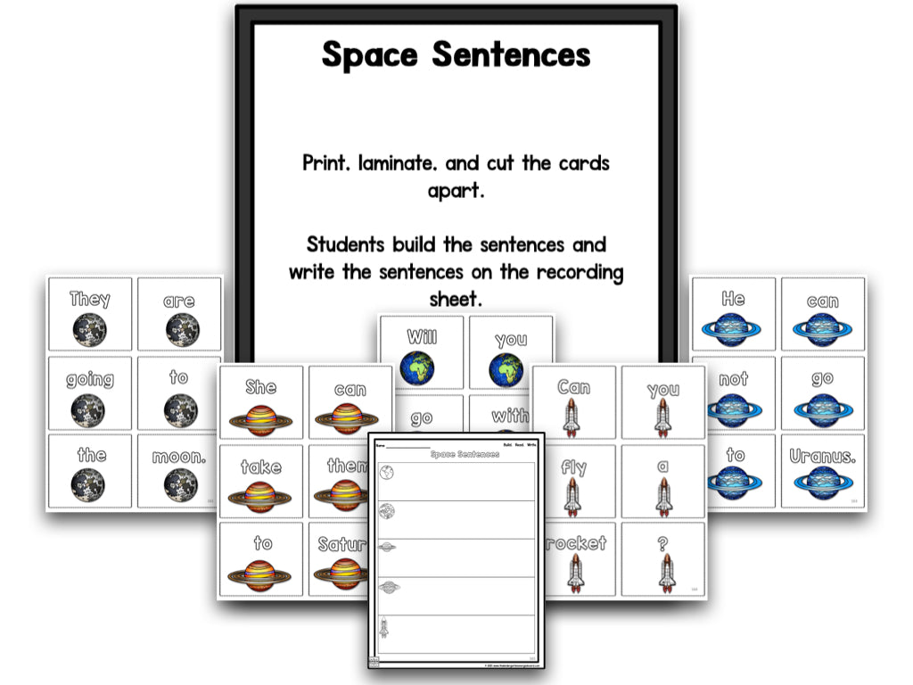 Space: A Research and Writing Project PLUS Centers!
