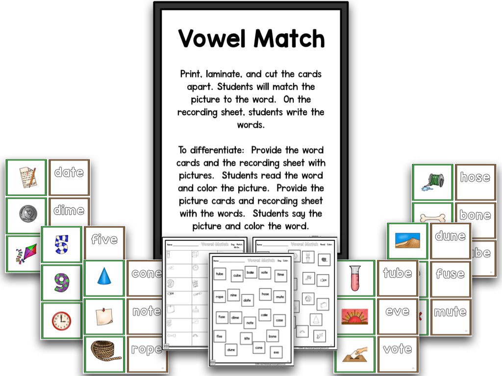 Vowel Bootcamp: Short and Long Vowels (No Theme)