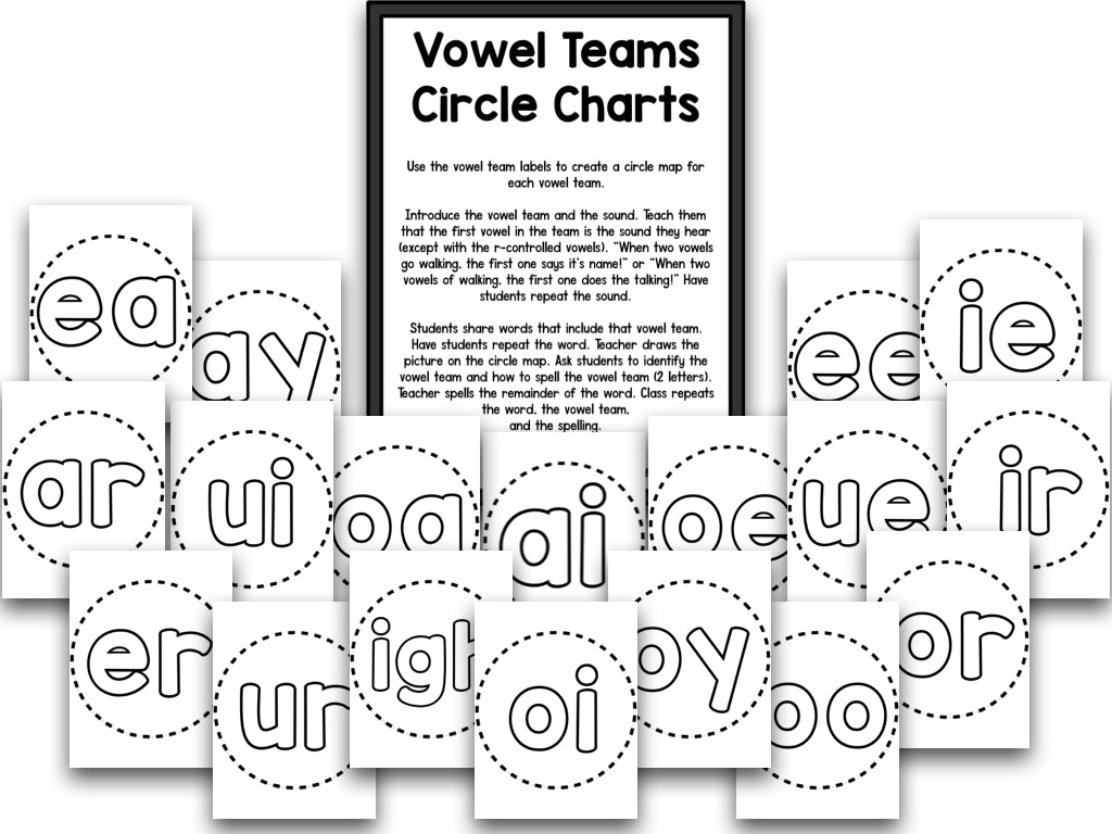 Vowel Teams Bootcamp (No Theme)