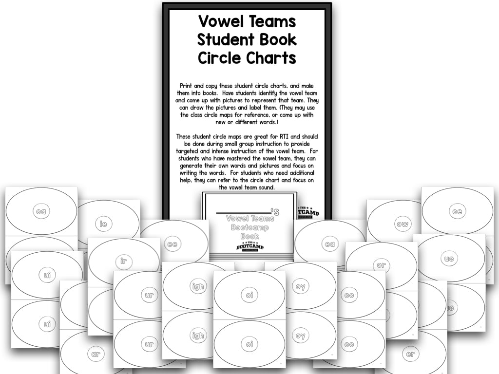 Vowel Teams Bootcamp (No Theme)